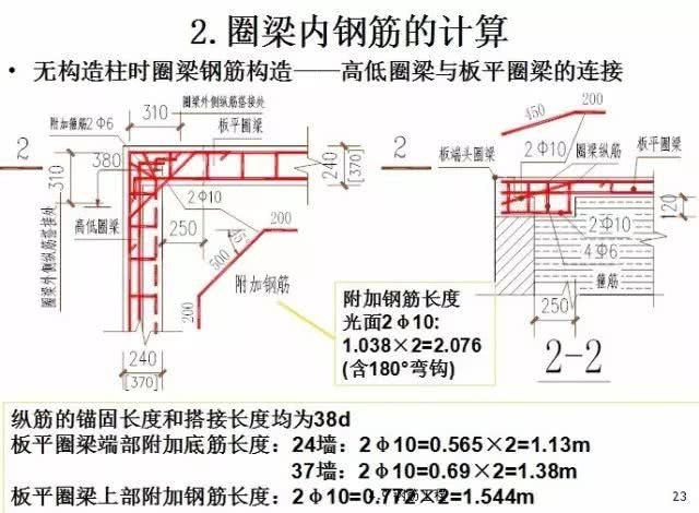 磚混結構圈梁構造柱鋼筋錨固方法（磚混結構圈梁和構造柱鋼筋錨固方法涉及到了鋼筋的搭接、錨固長度） 鋼結構鋼結構停車場施工 第5張