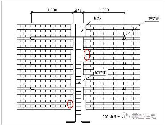 墻體砌筑構造柱設置規范（墻體砌筑構造柱的設置規范） 鋼結構玻璃棧道設計 第1張