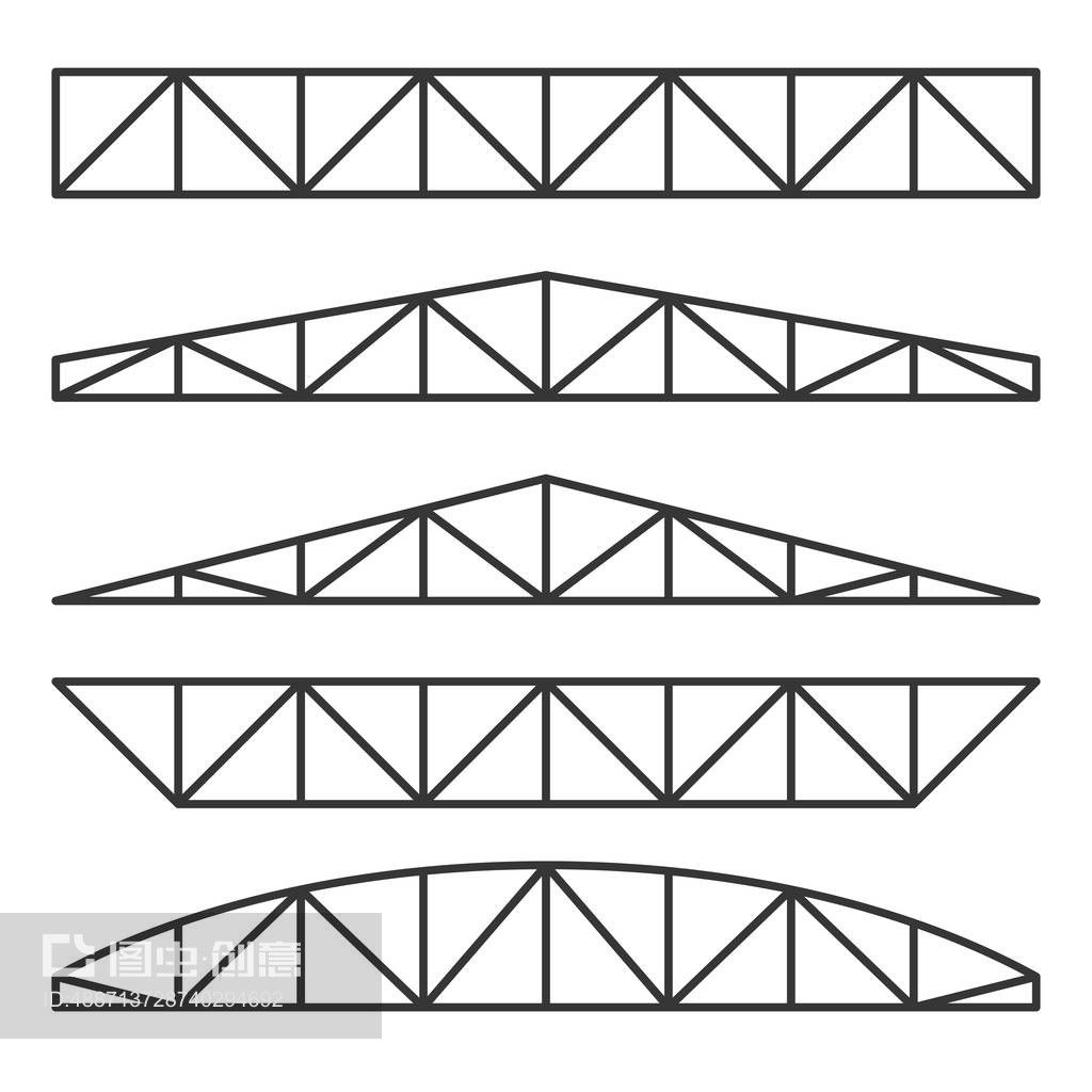 桁架屬于什么結構（桁架與實腹梁的性能比較分析桁架結構設計的基本原則） 結構機械鋼結構施工 第4張