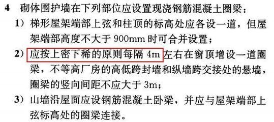 磚墻設置圈梁（多層砌體工業房屋圈梁設置標準） 結構工業裝備施工 第3張