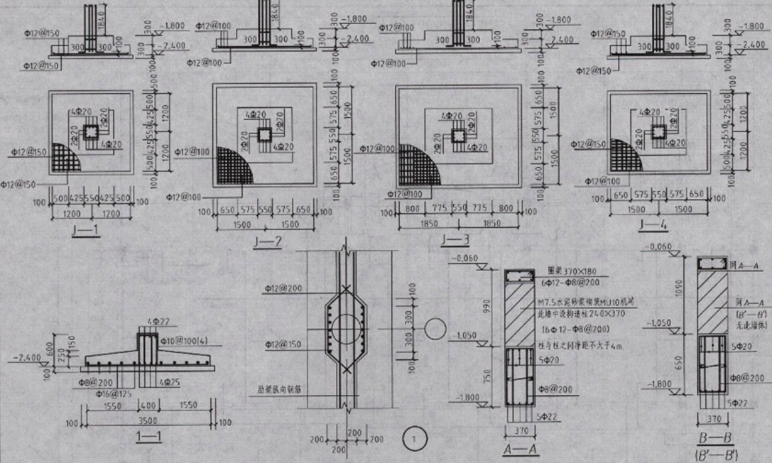 建筑加固圖紙入門自學（建筑加固圖紙） 建筑施工圖施工 第1張