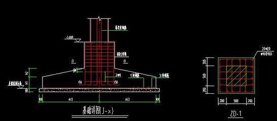 鋼結構基礎柱墩配筋（鋼結構基礎柱墩配筋圖示例詳解柱墩配筋圖示例詳解）