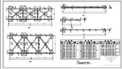 梯形鋼屋架設計圖紙圖片及價格 結構框架施工 第1張