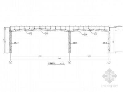 跨度27米的鋼筋混凝土屋架 結構框架設計 第1張