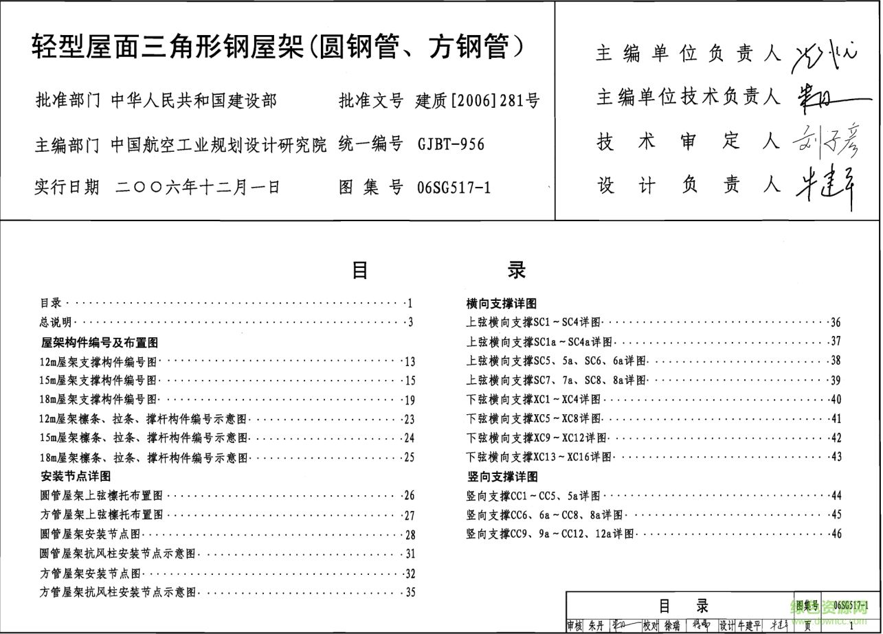 輕型屋面三角形鋼屋架圖集（輕型屋面三角形鋼屋架圖集是什么？）