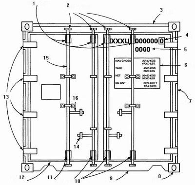 集裝箱的結構示意圖（集裝箱結構示意圖） 結構工業鋼結構設計 第2張