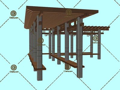 鋼結構廊亭（鋼結構廊亭價格參考） 鋼結構蹦極施工 第2張