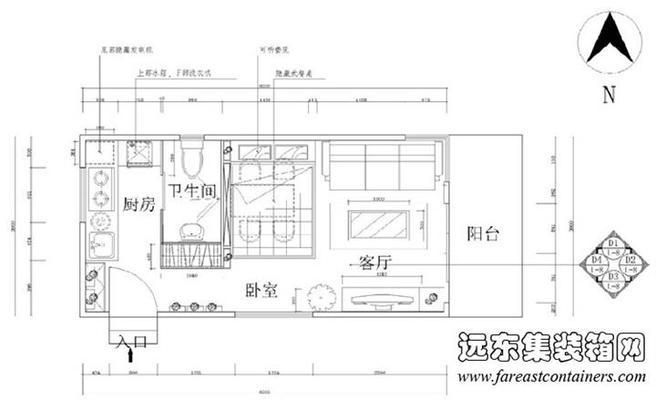 集裝箱住房設計 結構機械鋼結構設計 第5張