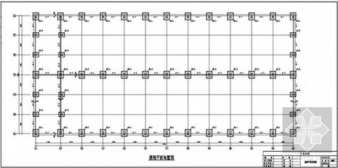 鋼結構基礎梁平面布置圖