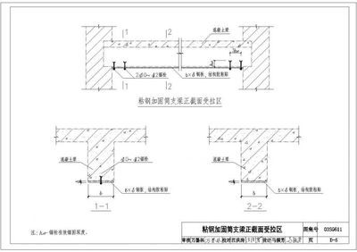 粘鋼加固施工圖紙案例分析 結構機械鋼結構設計 第4張