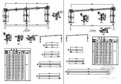 18米跨度鋼結構梁圖紙