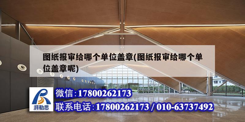 圖紙報審給哪個單位蓋章(圖紙報審給哪個單位蓋章呢) 鋼結構跳臺設計