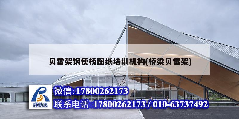 貝雷架鋼便橋圖紙培訓機構(橋梁貝雷架) 結構橋梁鋼結構施工